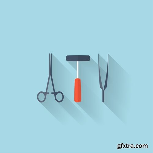 Medical Icons, Tools, Infographics 25xEPS