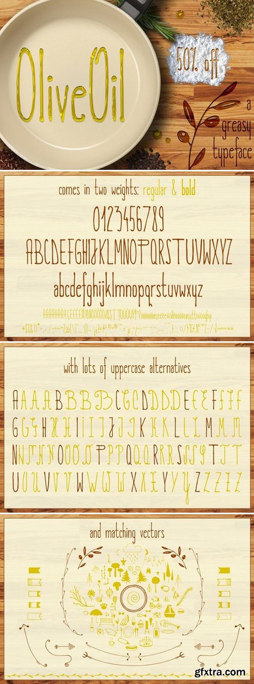 CM - Olive Oil Typeface 378126