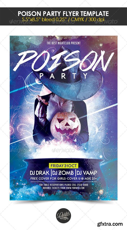 Poison Party Flyer Template
