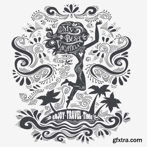 Vector Lettering Quotes - 15x EPS