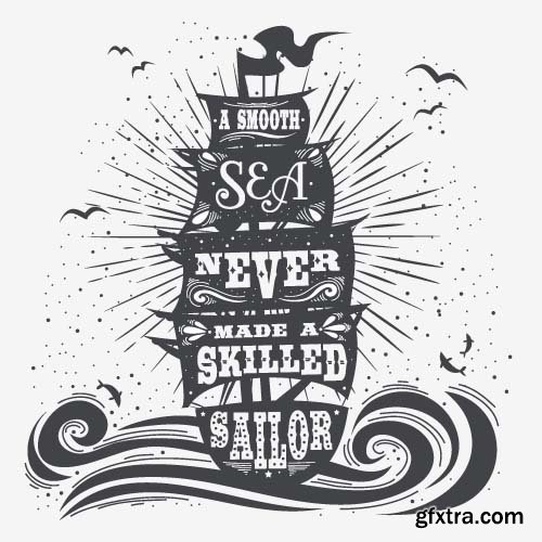 Vector Lettering Quotes - 15x EPS