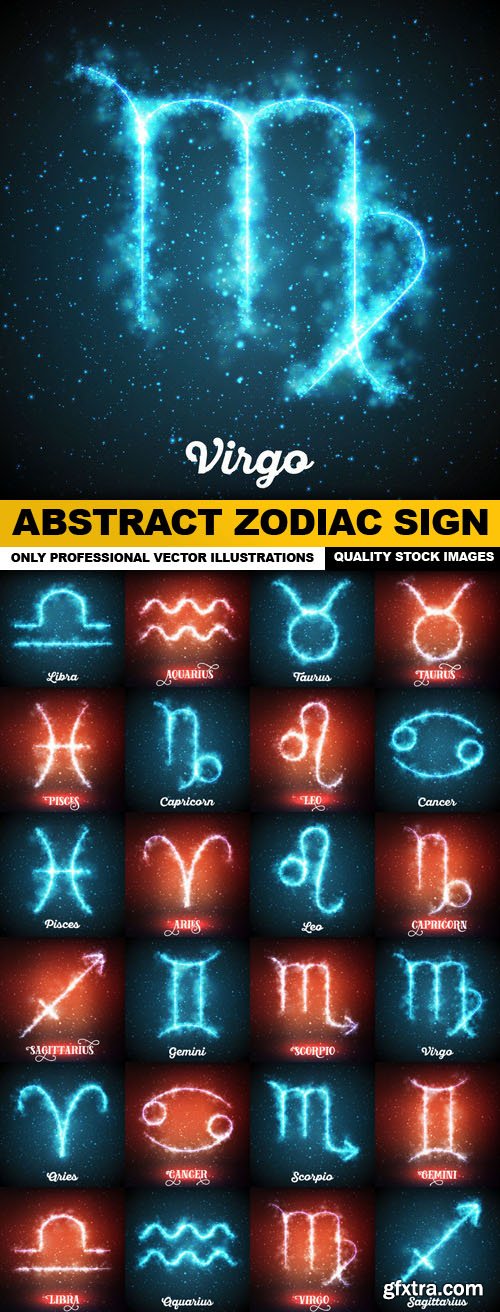 Abstract Zodiac Sign - 24 Vector