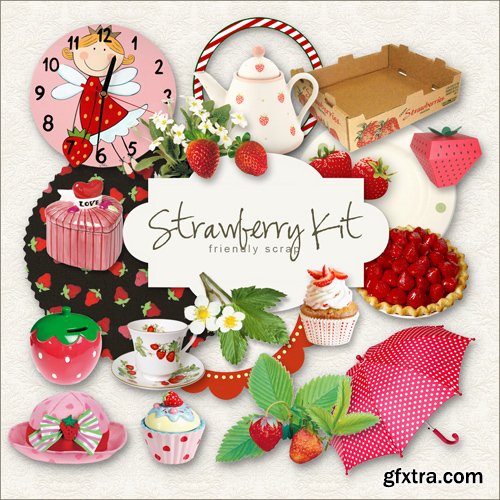 Scrap Kit - Strawberry Theme