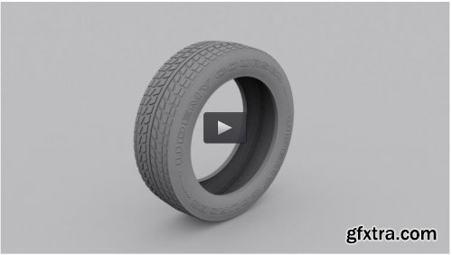 How to make a high poly tire with 3ds max