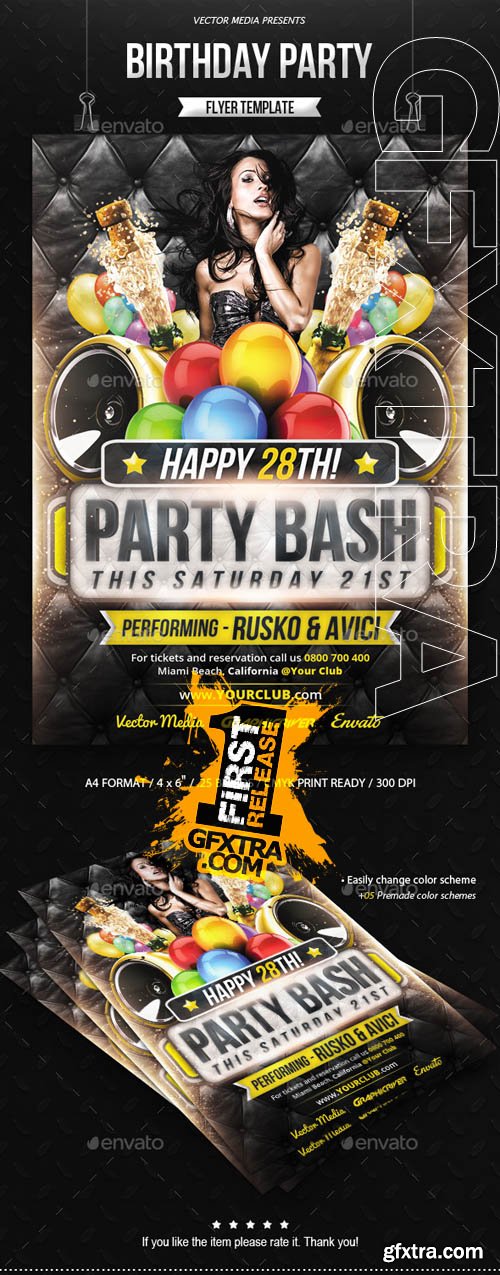 Birthday Party - Flyer