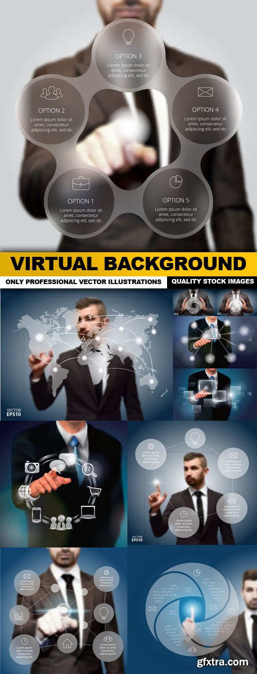 Virtual Background - 10 Vector