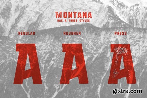 CM - MONTANA &bull; Font family + Freebies! 386197
