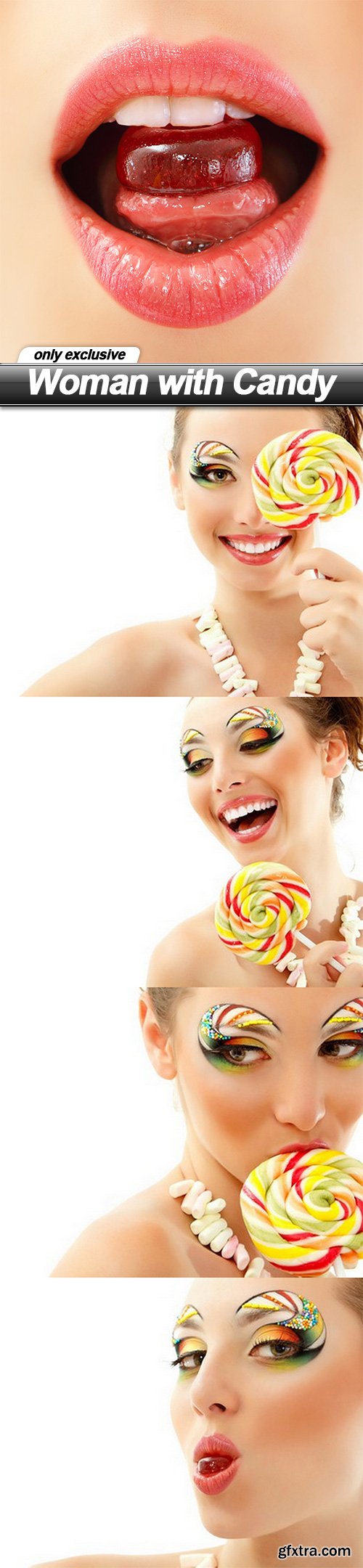 Woman with Candy - 5 UHQ JPEG