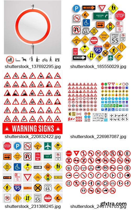 Amazing SS - Traffic Signs, 25xEPS