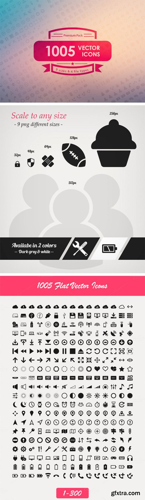 CM 230294 - 1005 Vector Icons Pack