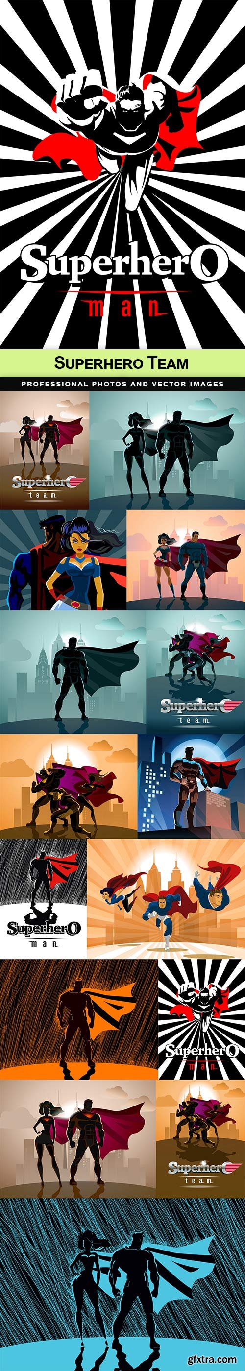 Superhero Team - 15 EPS Superhero Team - 15 EPS