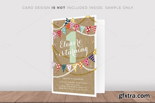CM - Folded Invitation Front Mockup 389289 CM - Folded Invitation Front Mockup 389289