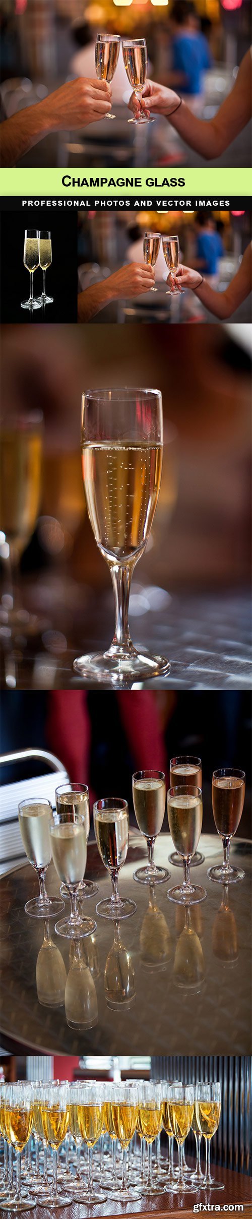 Champagne glass - 5 UHQ JPEG