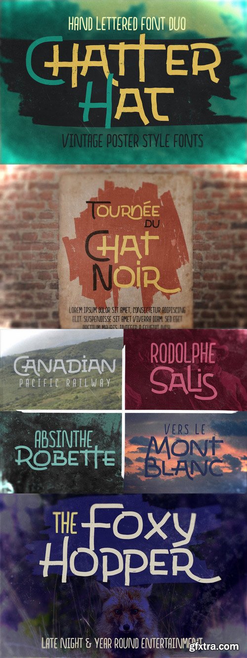 CM - Chatter Hat • Hand Lettered Duo 390740 CM - Chatter Hat • Hand Lettered Duo 390740