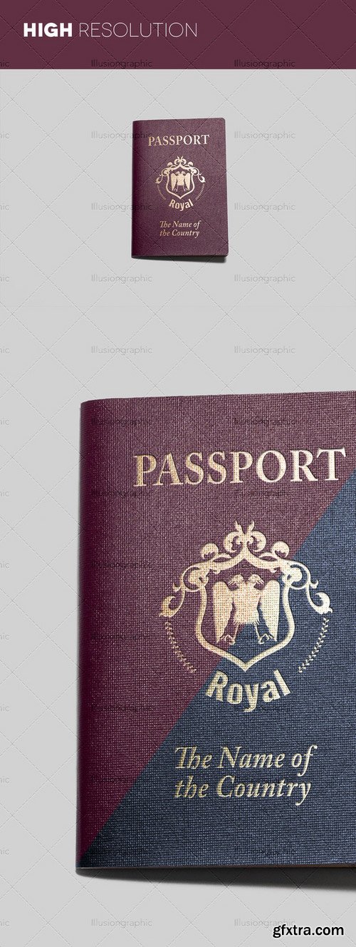 CM - Photorealistic Passport Mockup Vol.2 393370 CM - Photorealistic Passport Mockup Vol.2 393370