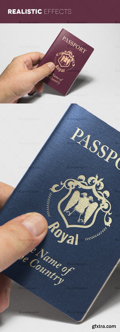 CM - Photorealistic Passport Mockup Vol.2 393370 CM - Photorealistic Passport Mockup Vol.2 393370