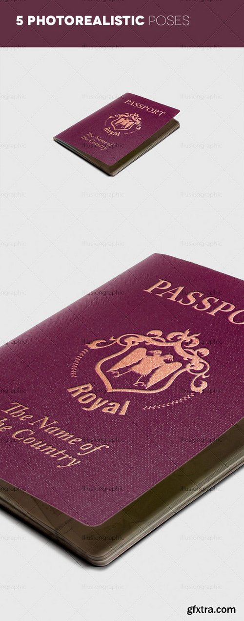 CM - Photorealistic Passport Mockup Vol.2 393370 CM - Photorealistic Passport Mockup Vol.2 393370