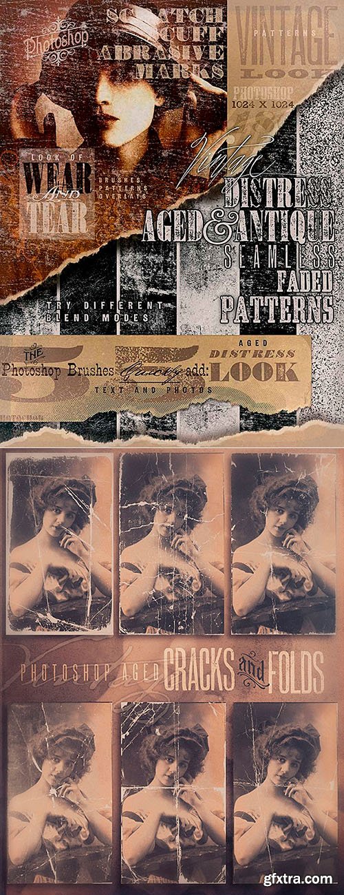 DAZ3D: Ron's Vintage Collection (Photoshop Brushes & Vintage Element) DAZ3D: Ron's Vintage Collection (Photoshop Brushes & Vintage Element)