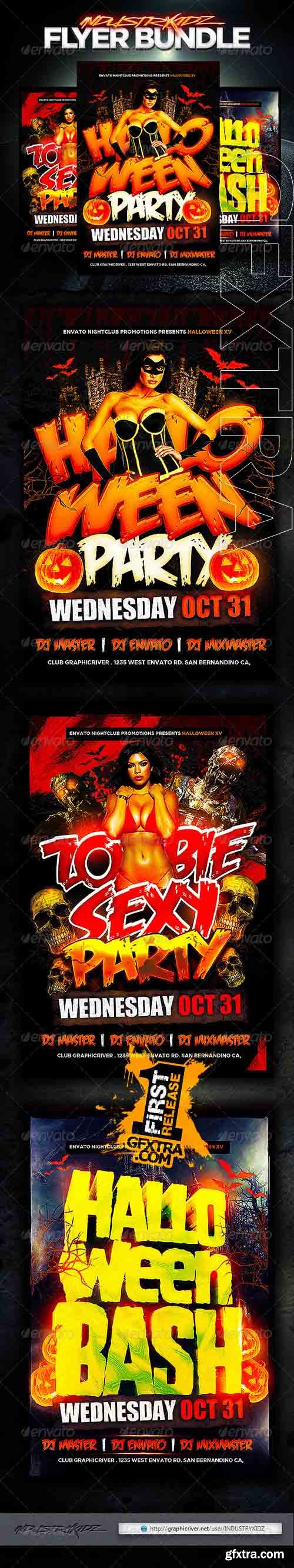 Halloween Flyer Template Bundle Halloween Flyer Template Bundle