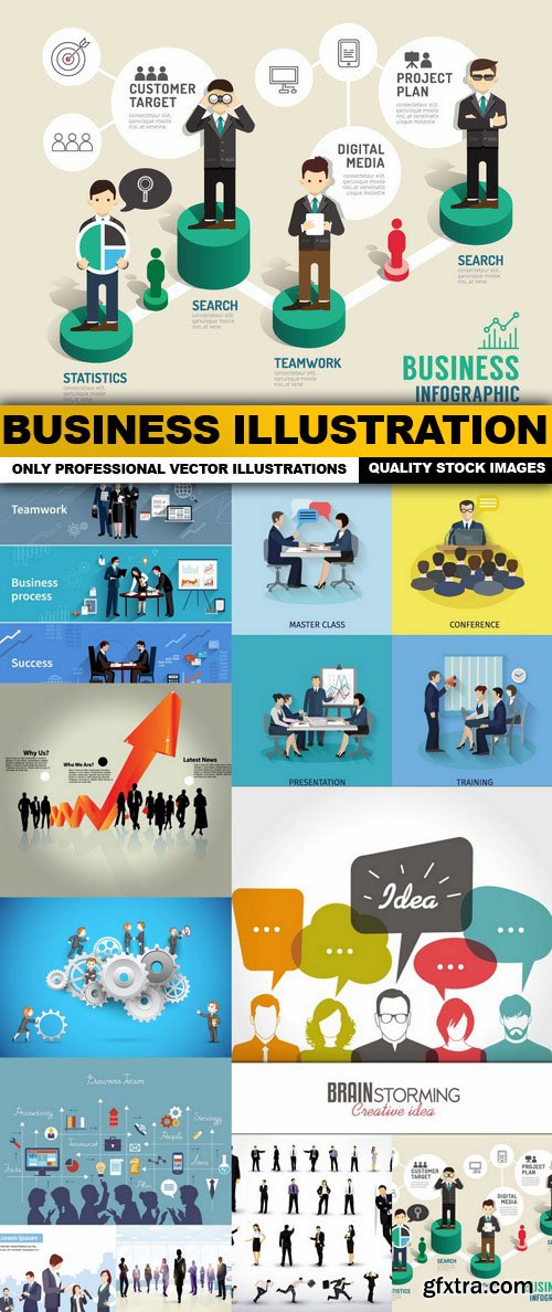 Business Illustration - 10 Vector