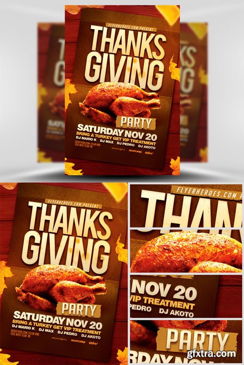 Thanksgiving Flyer Template Thanksgiving Flyer Template