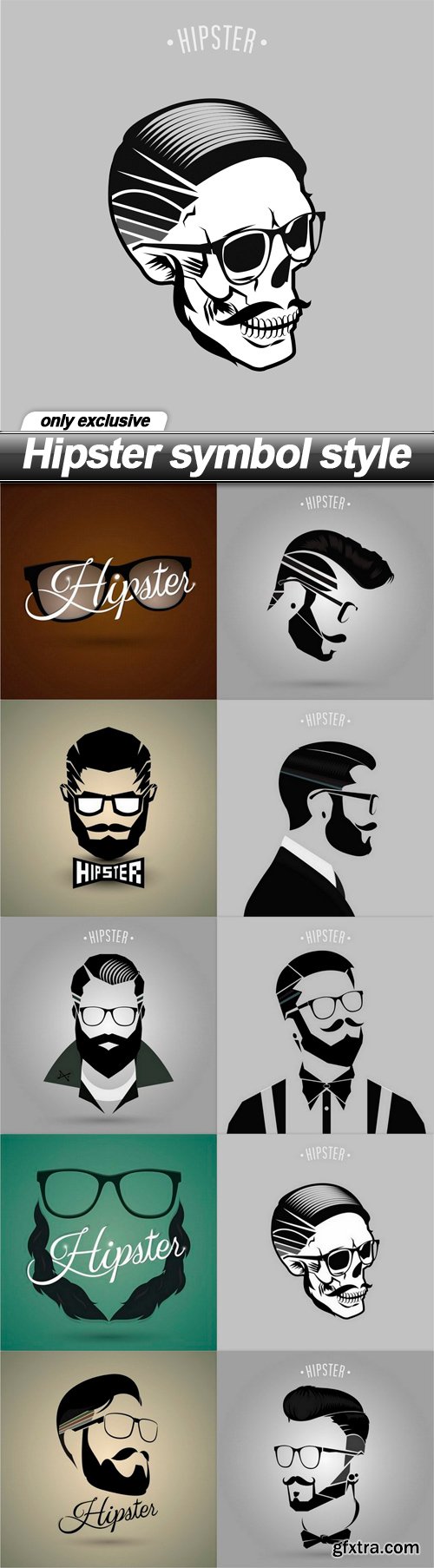 Hipster symbol style - 10 EPS