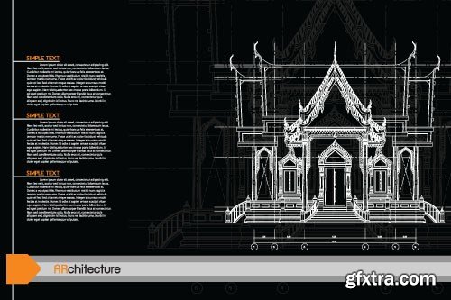 Architectural Projects & Backgrounds 2 - 25x EPS