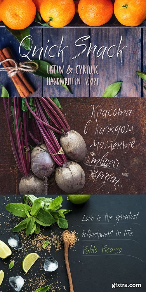 CM Quick Sneck Script Latin & Cyrillic Font 401385