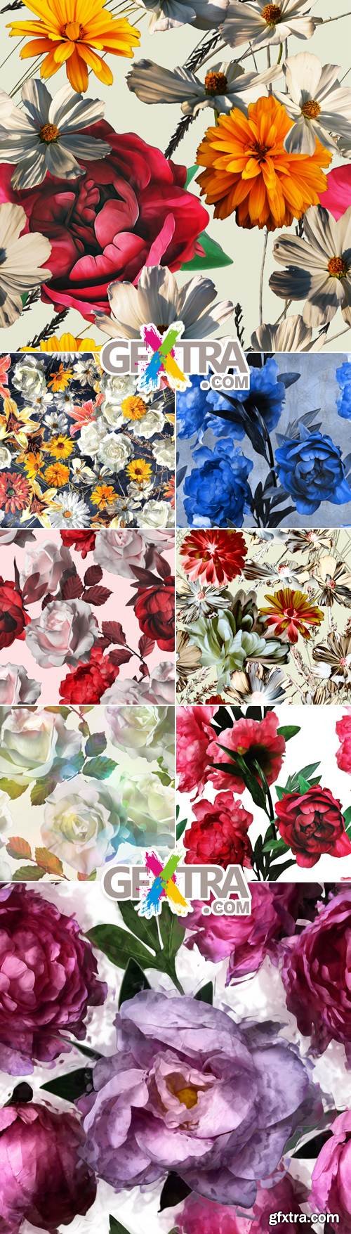 Stock Photo - Flowers Backgrounds 2