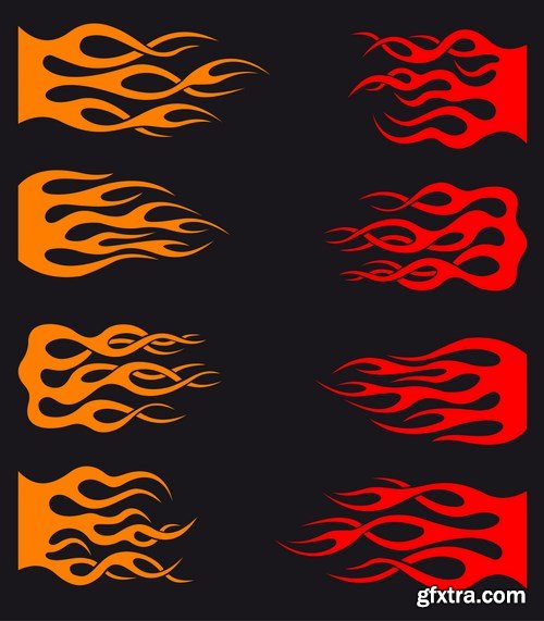 Flames Tattoo Design 10xEPS » GFxtra