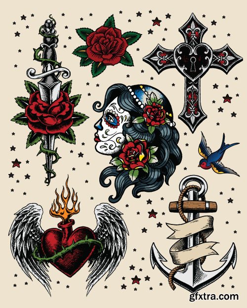 Tattoo Collection, 25x EPS