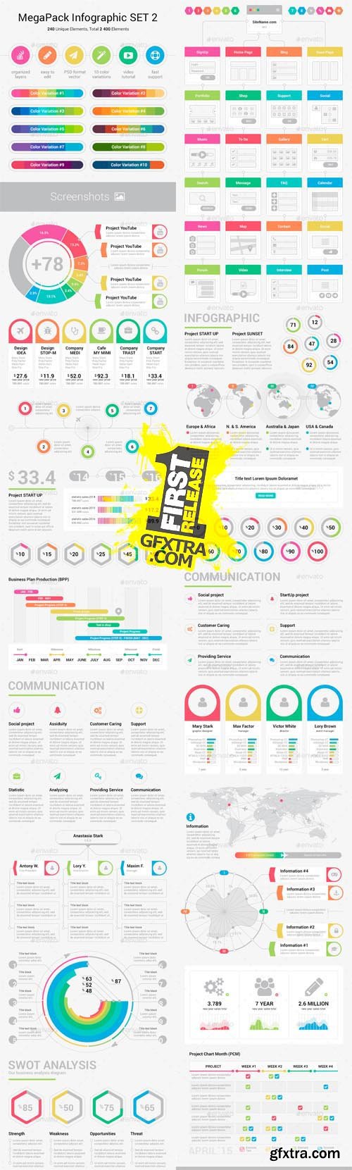 MegaPack Infographic Set 2 10378720
