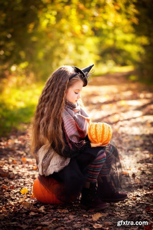 Collection kids halloween pumpkin magic festive costume 25 HQ Jpeg