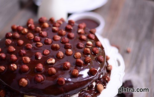 Chocolate cakes, 20 x UHQ JPEG