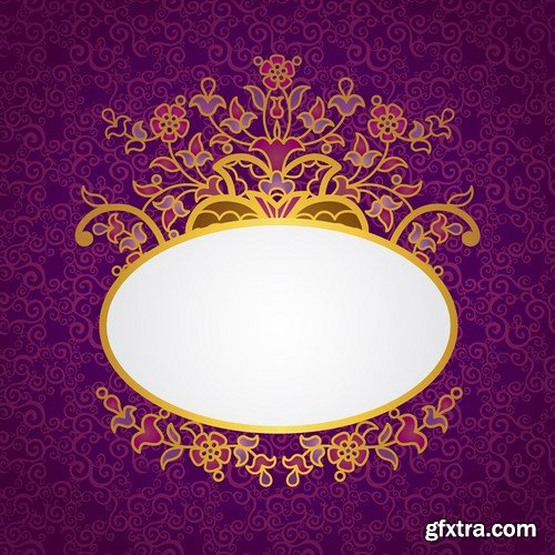 Pattern in Eastern style - 20 EPS