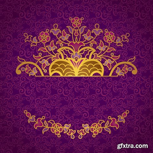 Pattern in Eastern style - 20 EPS