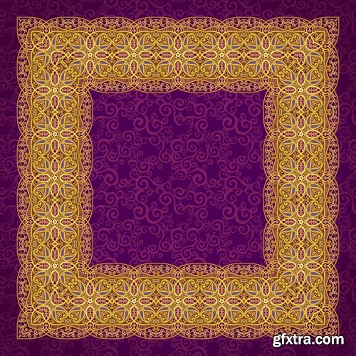 Pattern in Eastern style - 20 EPS