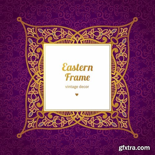 Pattern in Eastern style - 20 EPS