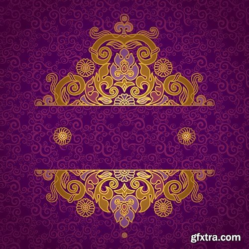 Pattern in Eastern style - 20 EPS