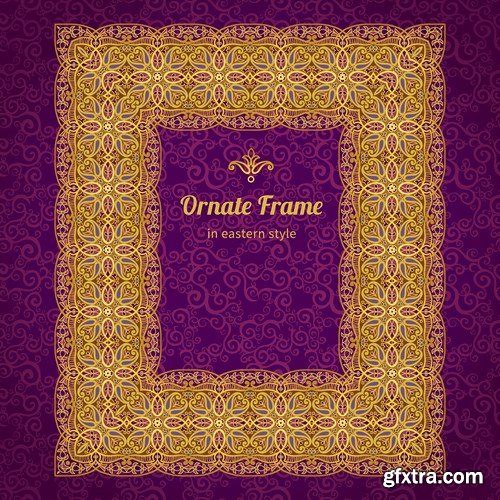 Pattern in Eastern style - 20 EPS