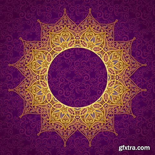 Pattern in Eastern style - 20 EPS