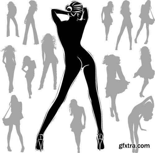 Female silhouettes