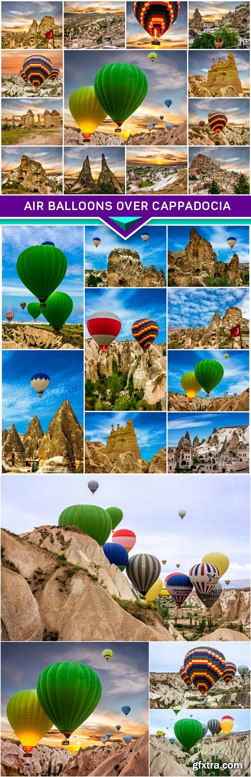 Air balloons over Cappadocia 6x JPEG