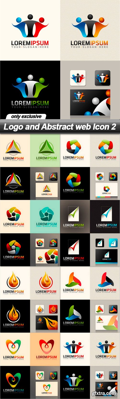 Logo and Abstract web Icon 2 - 8 EPS