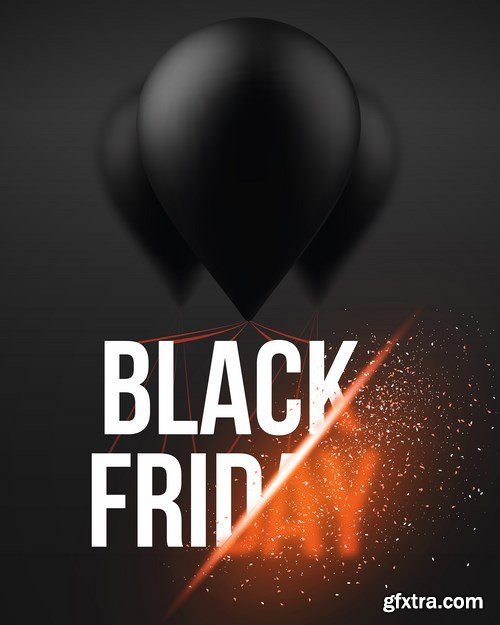 Black Friday Sale Vector - 10 EPS
