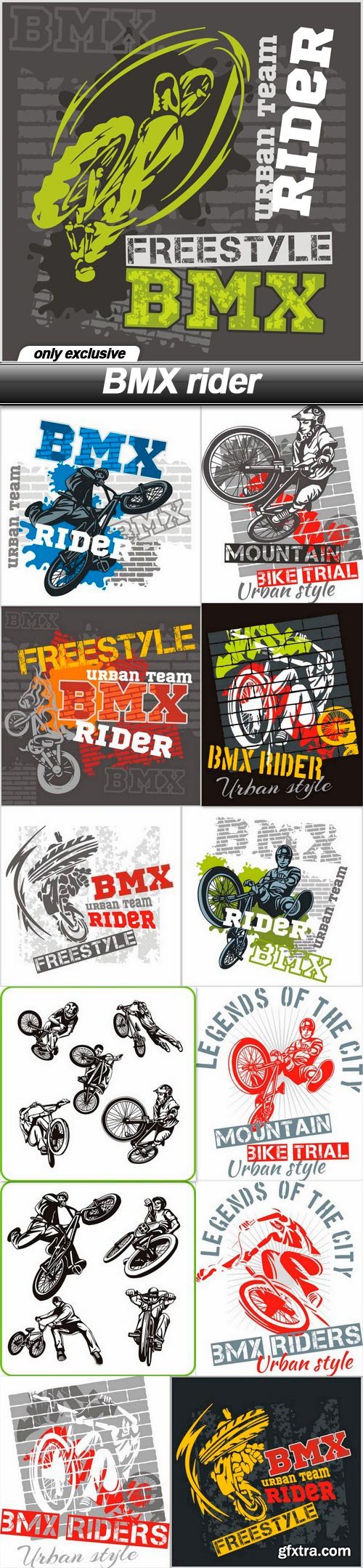BMX rider - 13 EPS