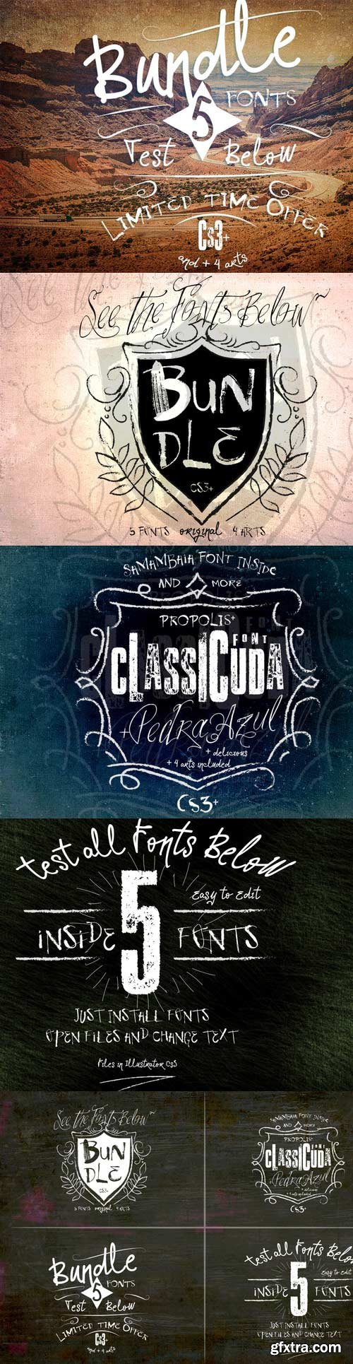 CM - BUNDLE FONTS 133421