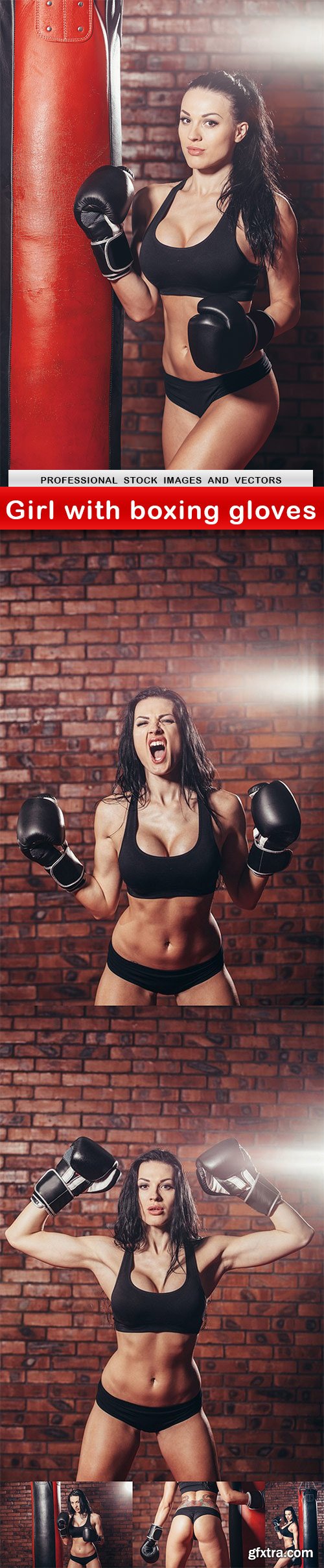 Girl with boxing gloves - 6 UHQ JPEG