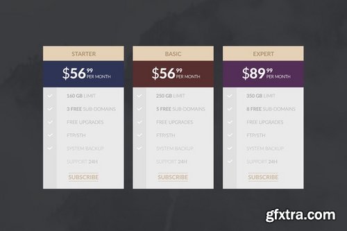 CM - Pricing tables bundle 402889 CM - Pricing tables bundle 402889