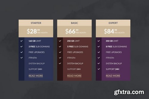 CM - Pricing tables bundle 402889 CM - Pricing tables bundle 402889